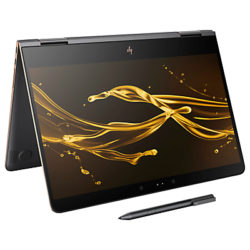 HP Spectre x360 13-ac002na Convertible Laptop with Stylus, Intel Core i7, 8GB RAM, 512GB SSD, 13.3 Full HD Touch Screen, Ash Luxe Copper